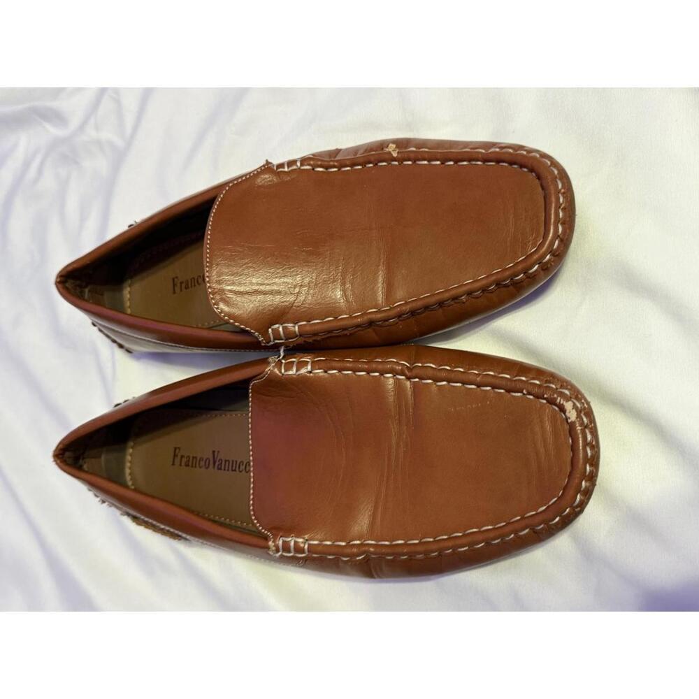 Franco Vanucci Men's Driving Loafers Brown
